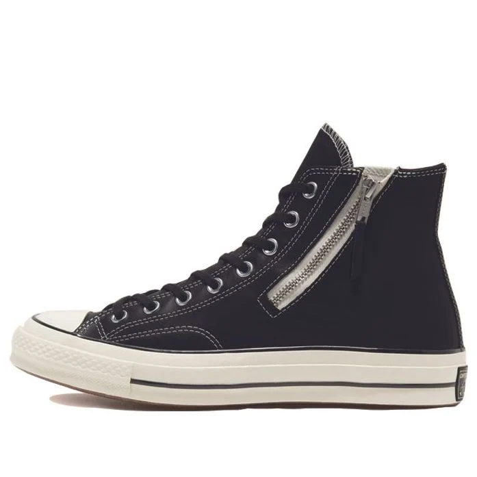 Converse Chuck 70 Side Zip Hi 'Black Egret' 166721C