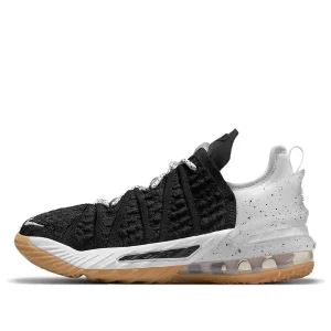 (GS) Nike LeBron 18 'Black White Gum' CW2760-007