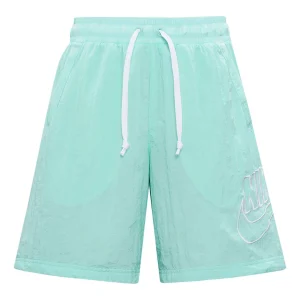 Nike Sportswear Alumni Logo Embroidered Woven Training Sports Shorts Mint Green DB3811-382
