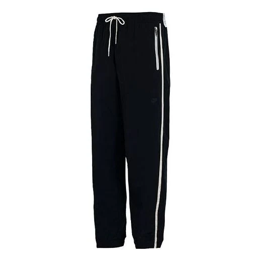 Men's Nike Running Training Breathable Bundle Feet Sports Pants/Trousers/Joggers Black DD7037-010
