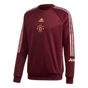adidas MUFC Travel SWT Manchester United Soccer/Football Sports Pullover Purple FR3863