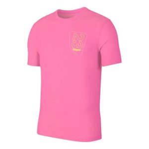 Air Jordan 23 Engineered Alphabet Printing Round Neck Purple Red CJ6233-623