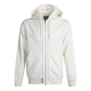 Converse All-zipper Sports Casual HoodedShirts Unisex White 10019463-A02