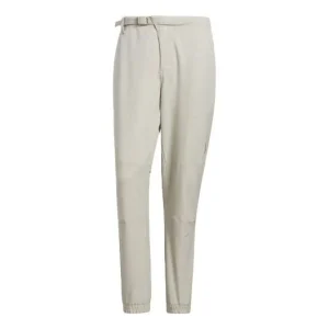 adidas Golf Sports Solid Color Loose Bundle Feet Long Pants Bauxite Brown GL0997