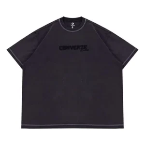 Converse Skateboard Wash Tee Asia Sizing 'Washed Black' 10026164-A03