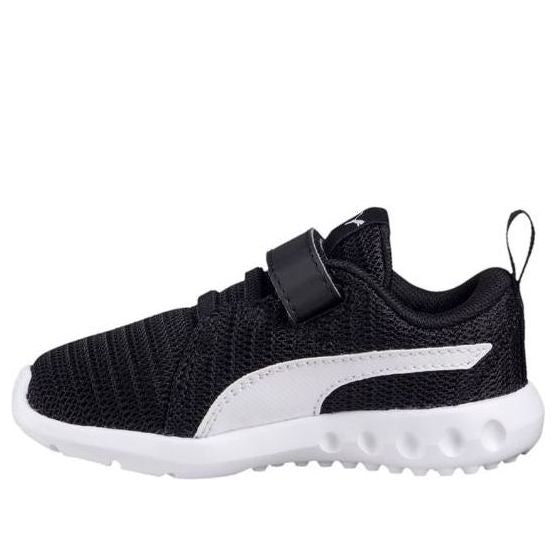 (TD) PUMA Carson 2 V Running Shoes Black/White 190074-02