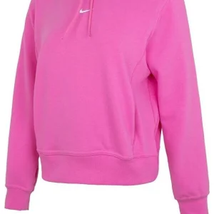(WMNS) Nike DRI-FIT ONE Quick-Drying French Terry Pullover Hoodie 'Pink' FB5144-675
