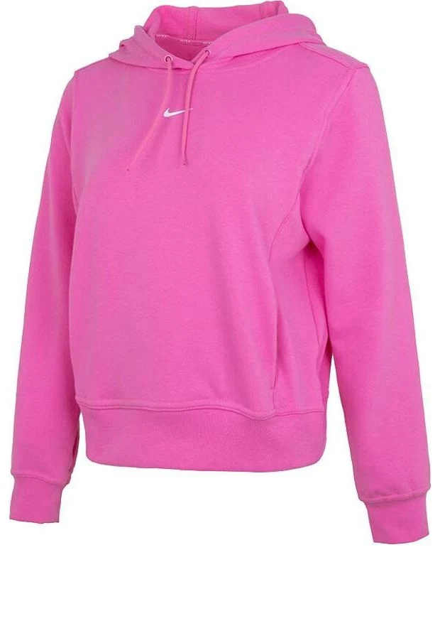 (WMNS) Nike DRI-FIT ONE Quick-Drying French Terry Pullover Hoodie 'Pink' FB5144-675
