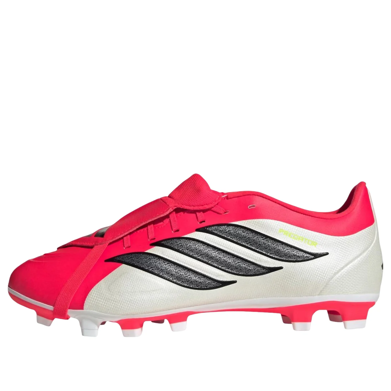 adidas Predator Club Fold-Over Tongue Firm Ground/Multi Ground Soccer Cleats 'Lucid Red Core Black Cloud White' JS0346