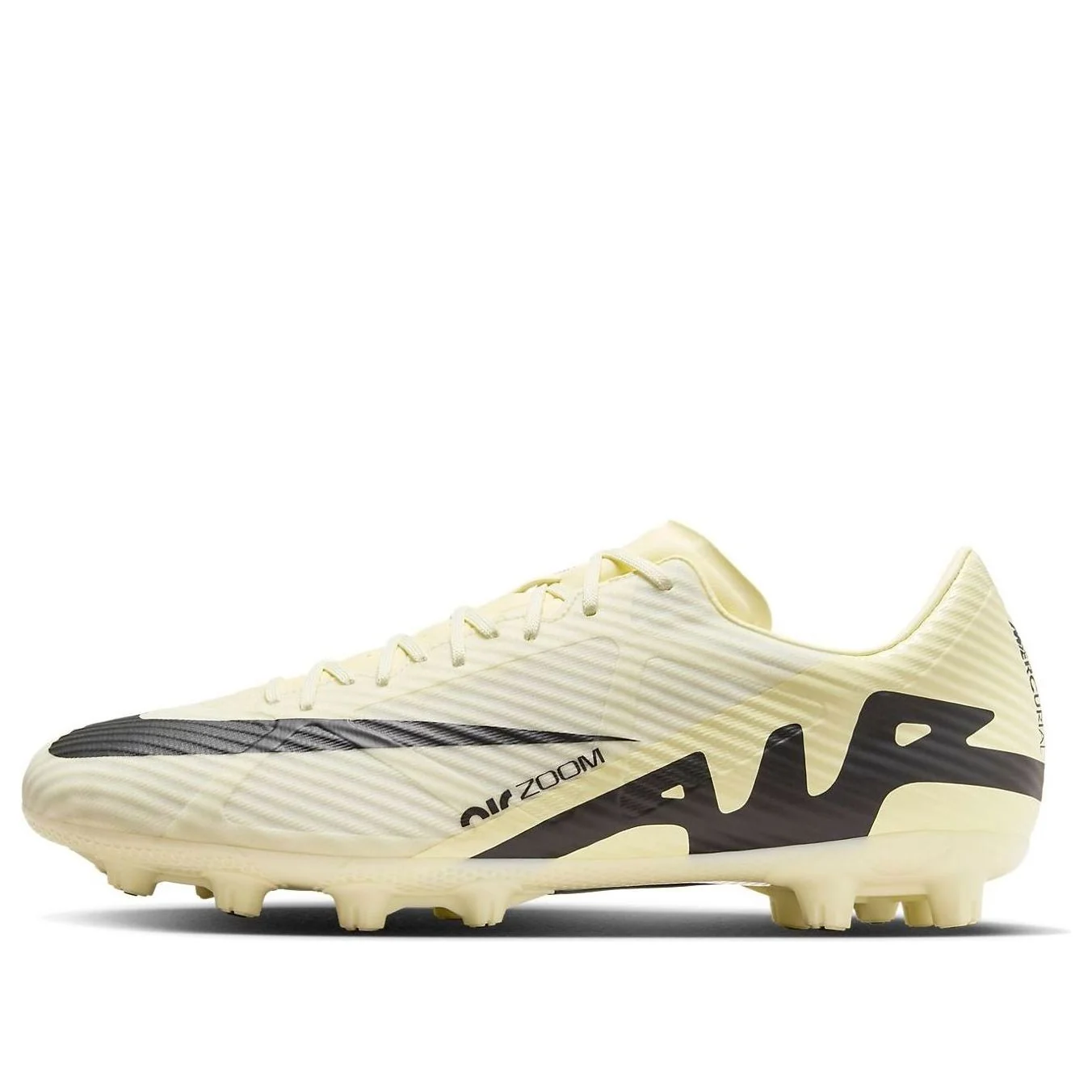 Nike Mercurial Vapor 15 Academy Hard-Ground Low-Top Soccer Cleats 'Lemonade Black' DJ5632-700