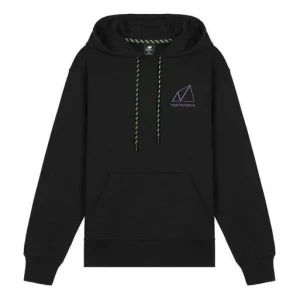 New Balance Logo Relaxed Hoodie Asia Sizing 'Black' AMT11581-BK
