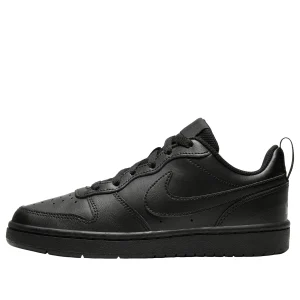 (GS) Nike Court Borough Low 2 'Triple Black' BQ5448-001