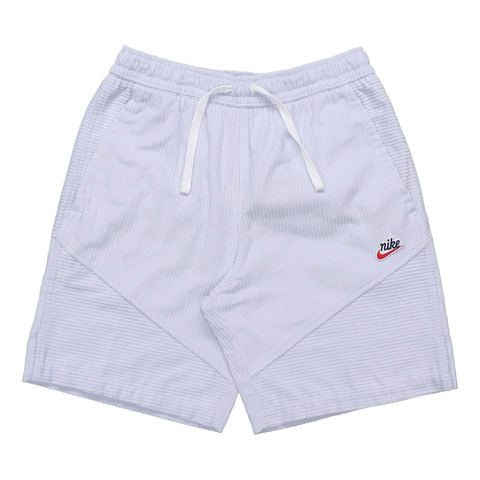 Nike Sportswear Heritage Windrunner Splicing Corduroy Sports Short Pant Male WhiteGold DA0030-043
