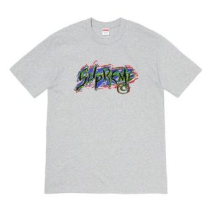 Supreme FW20 Week 7 Scratch Tee T SUP-FW20-176-GRAY