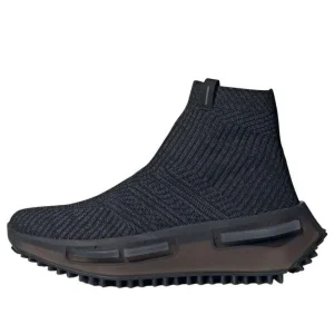 (WMNS) adidas originals NMD_S1 Sock 'Black Carbon' ID4265