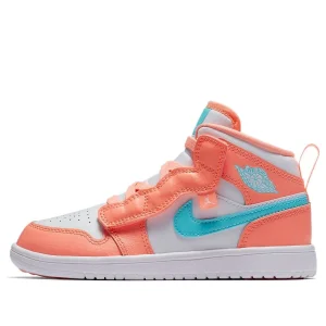 (PS) Air Jordan 1 Mid Alt 'White Orange' AT4612-814