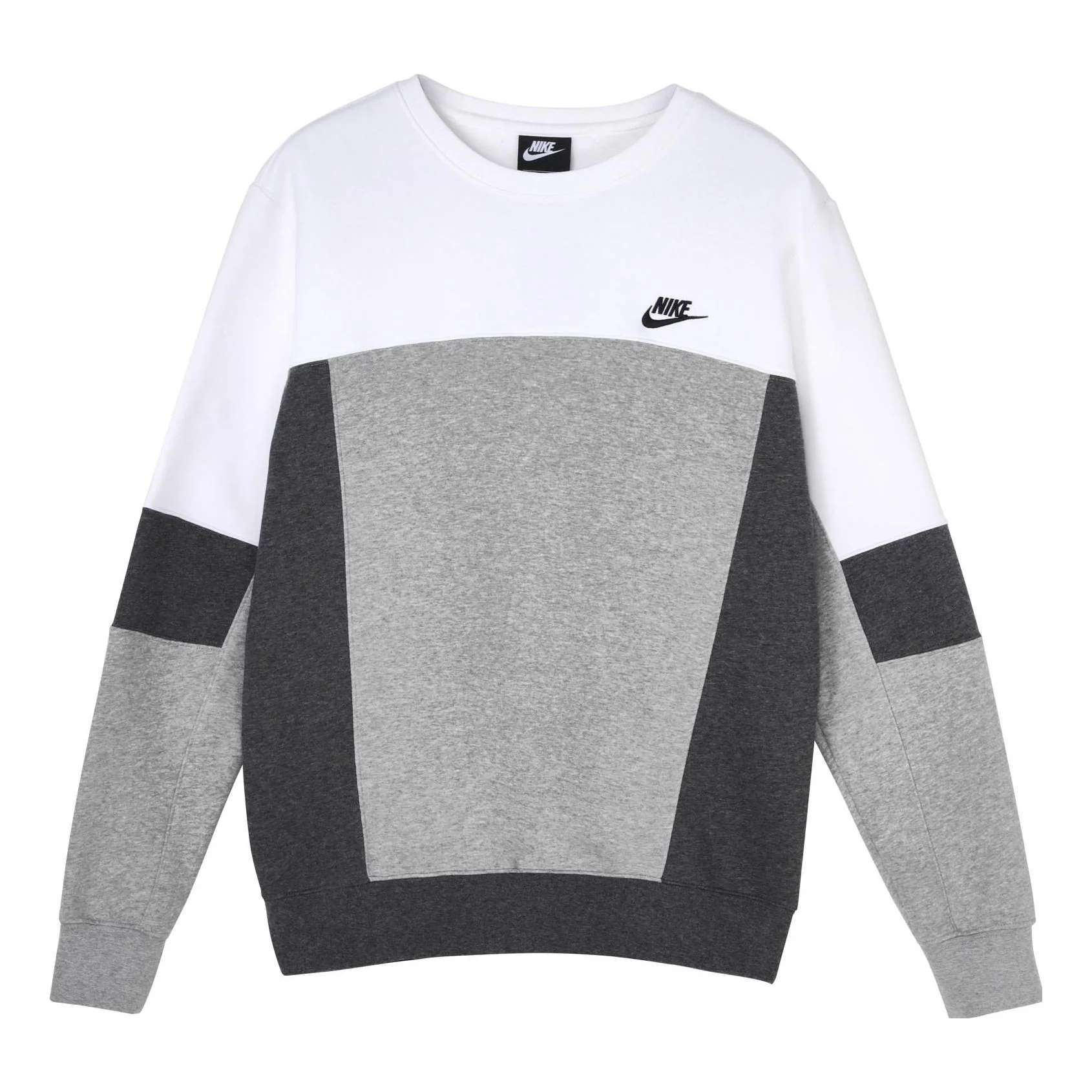 Nike MENS Sportswear Splicing Crew-neck Sports White CZ9967-100