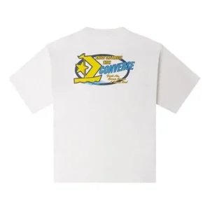 Converse Retro Sail Boat Graphic T-shirt Asia Sizing 'White' 10025441-A02