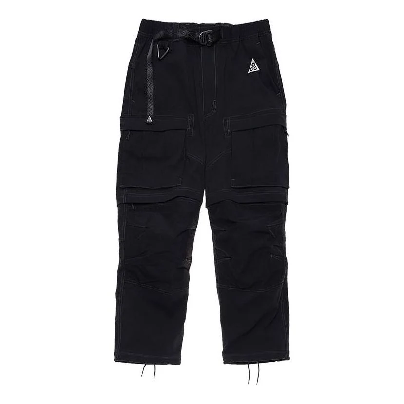 Nike x ACG Smith Summit Cargo Pocket Bundle Feet Breathable Casual Long Pants Black CV0656-011