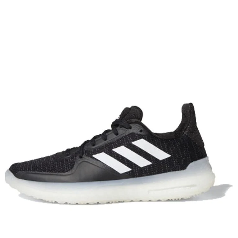 (WMNS) adidas FitBoost Trainer 'Black White' EH0589