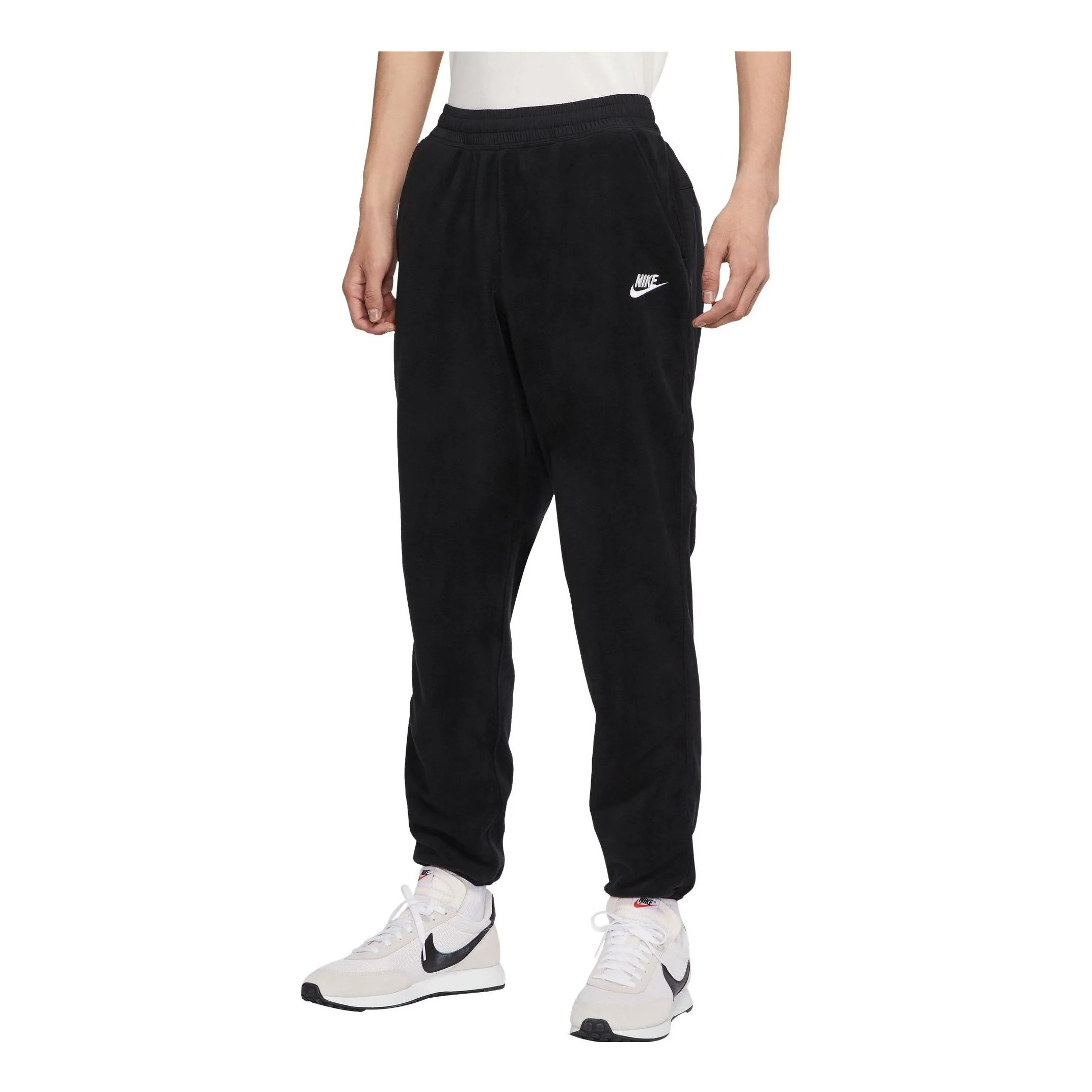 Men's Nike Sportswear Solid Color Casual Breathable Sports Pants/Trousers/Joggers Black DM1224-010
