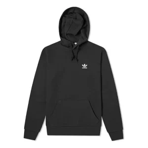 adidas originals Trefoil Casual Sports Hoodie 'Black' FM9956