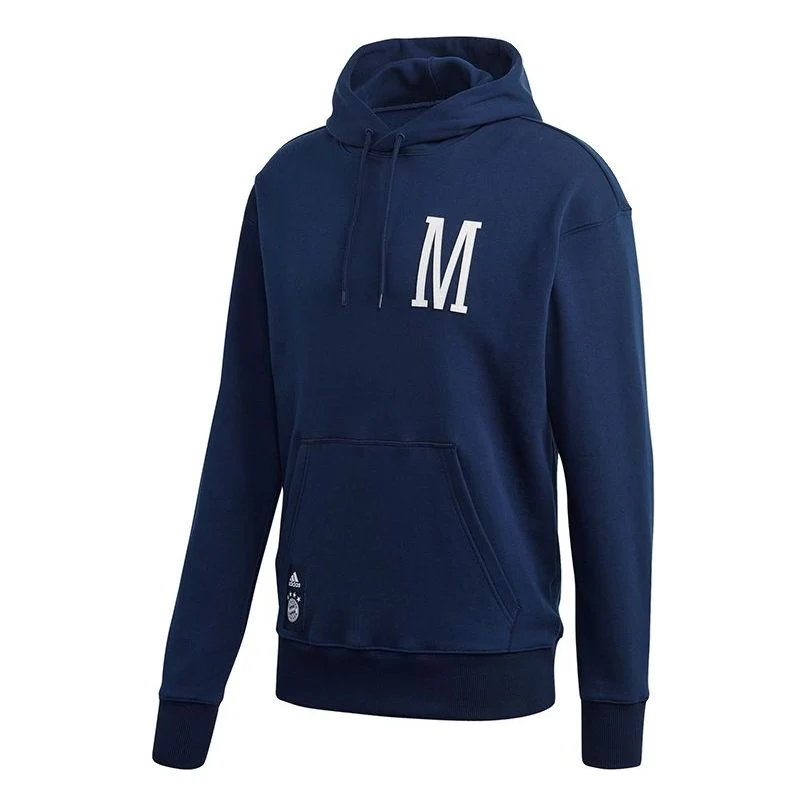 adidas FCB SSP Bayern Munich Soccer/Football Sports Pullover Navy Blue FR3986
