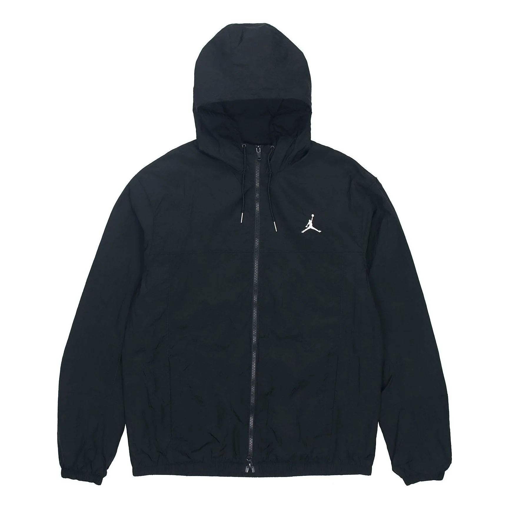 Air Jordan SS22 Solid Color Windproof Long Sleeves Jacket Black DJ0253-010