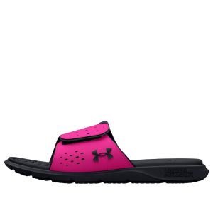 (GS) Under Armour Ignite Pro Slide 'Black Rebel Pink' 3026039-001
