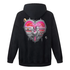 Li-Ning Valentine's Day Graphic Hoodie 'Black' AWDT231-1