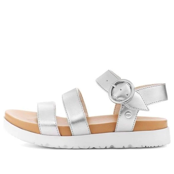 (PS) UGG Leedah Sandal 'Silver Metallic' 1117238K-SLVM