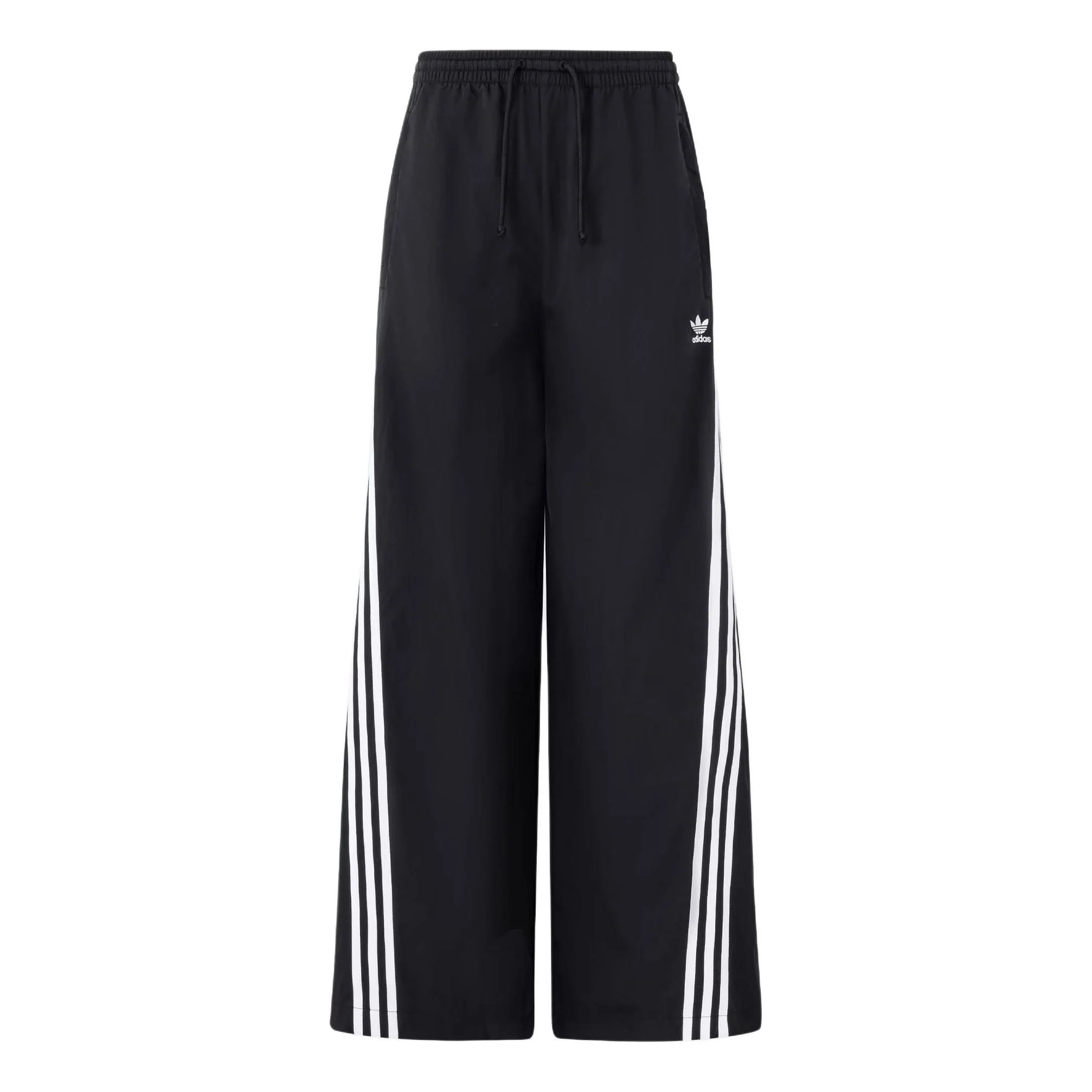 (WMNS) adidas Originals Oversize Track Pants Asia Sizing 'Black White' JJ3359