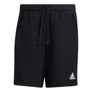 adidas Aerormotion Casual Breathable Sports Woven Lacing Shorts Black GU6387