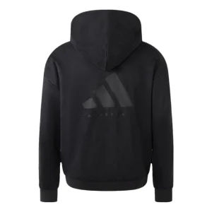 adidas Basketball Sueded Hoodie 'Grey' IN7705