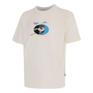 Converse Disk Jockey Logo T-Shirt Asia Sizing 'White' 10024875-A01