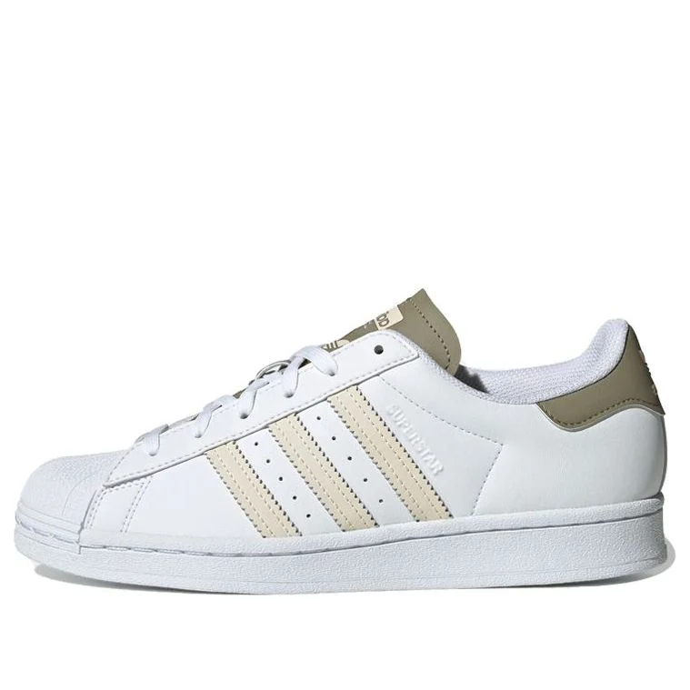 (WMNS) adidas Superstar 'White Olive Green' GW7256