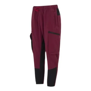 Men's adidas Cny Wvpnt Contrast Color Stitching Sports Pants/Trousers/Joggers Red HC0263