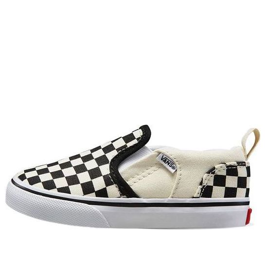(TD) Vans Slip-on Checkers 'Black Natural' VN000XE9IPD
