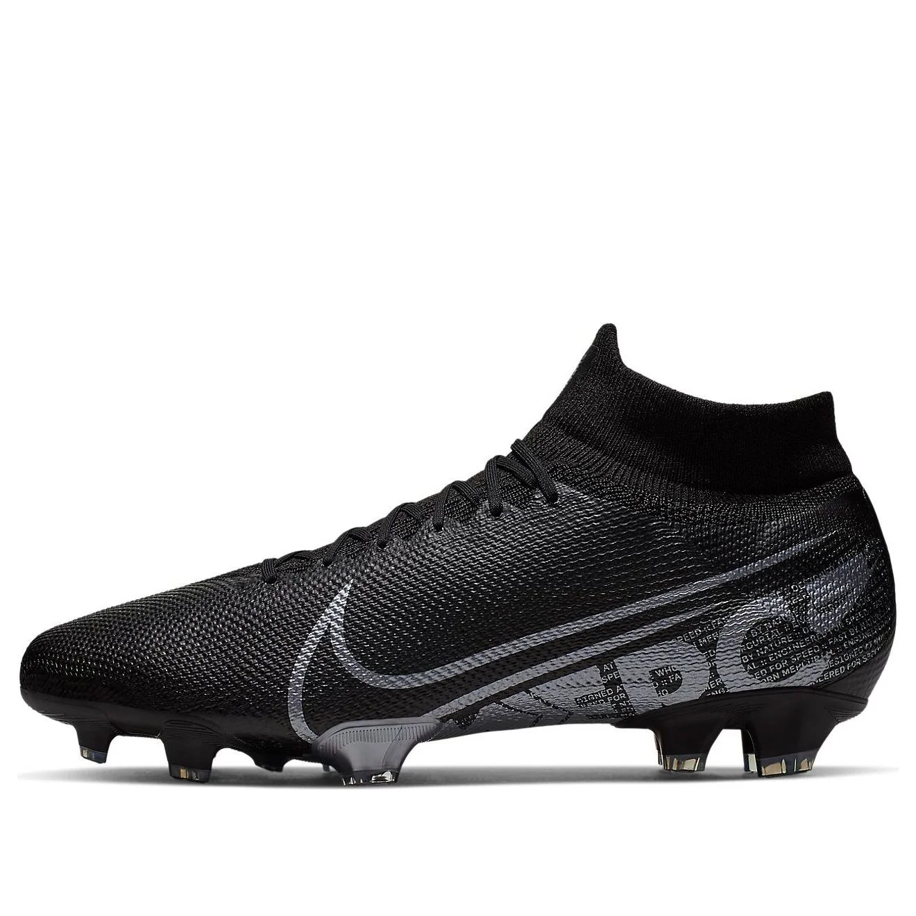 Nike Mercurial Superfly 7 Pro FG 'Black Metallic Cool Grey' AT5382-001