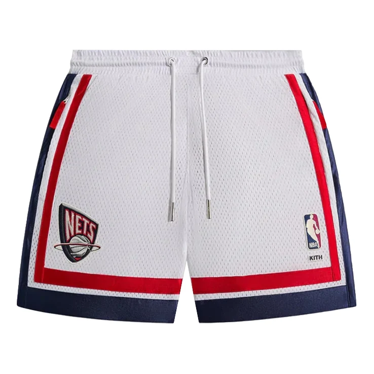 KITH For NBA All-Star New Jersey Nets Shorts 'White' KHM061344-101