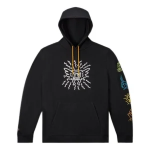 Converse x Keith Haring Fleece Hoodie Asia Sizing 'Black' 10025064-A01