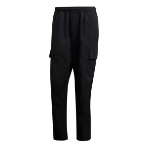 adidas 70 Twill Cargo Sports Stylish Woven Long Pants Black FS8973