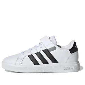 (PS) adidas Grand Court Lifestyle Tennis Lace-Up 'Cloud White Black' GW6521