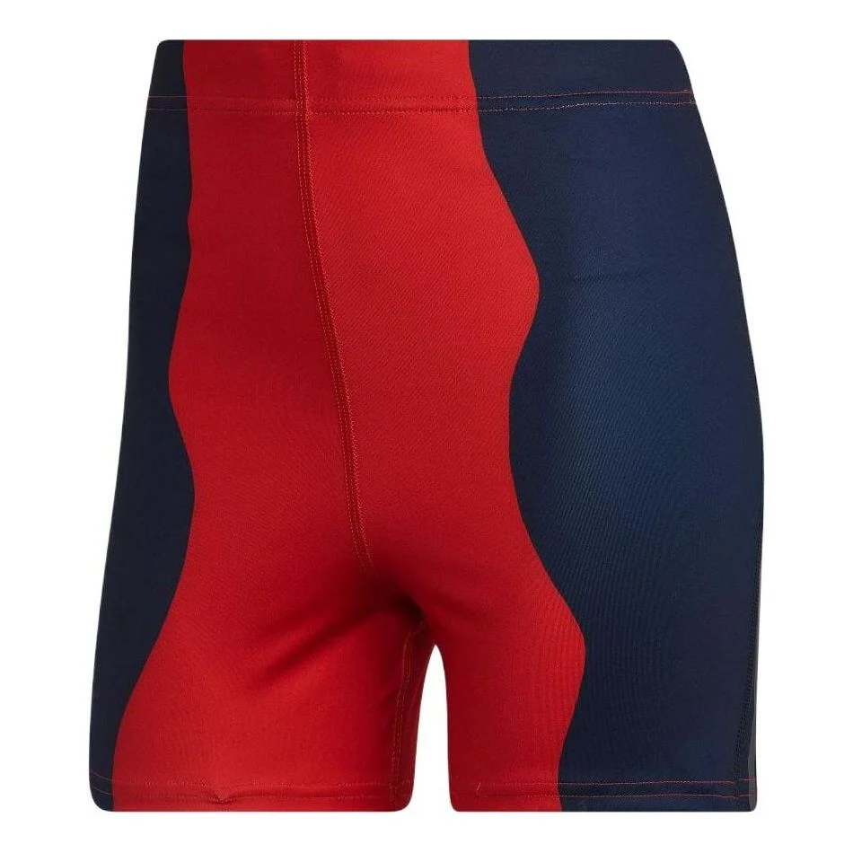 (WMNS) adidas x Marimekko Run Icons Bike Shorts Asia Sizing 'Red Navy' HH7321