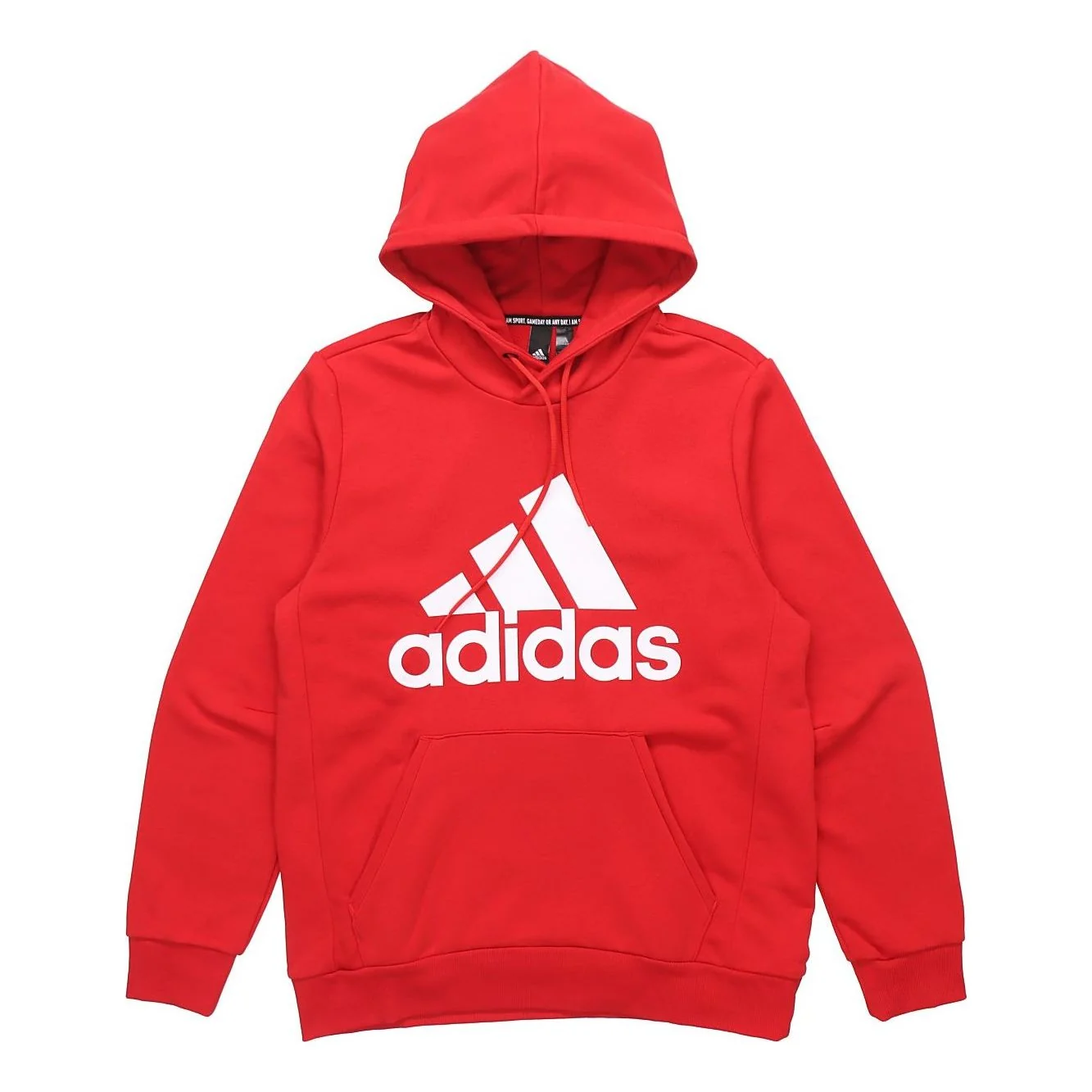 adidas Logo Printing hooded Pullover Sports Red FR7106