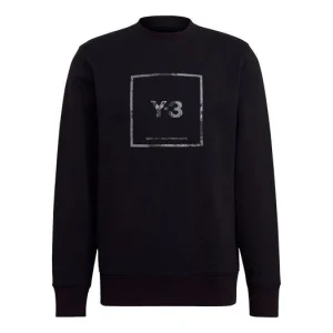 Y-3 SS21 Reflective Square Logo Round Neck Black GV6057