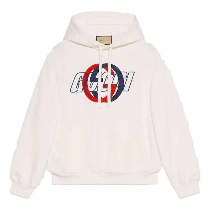 Gucci Cotton Jersey Hooded Sweatshirt 'Off White' 770839-XJGA2-9314