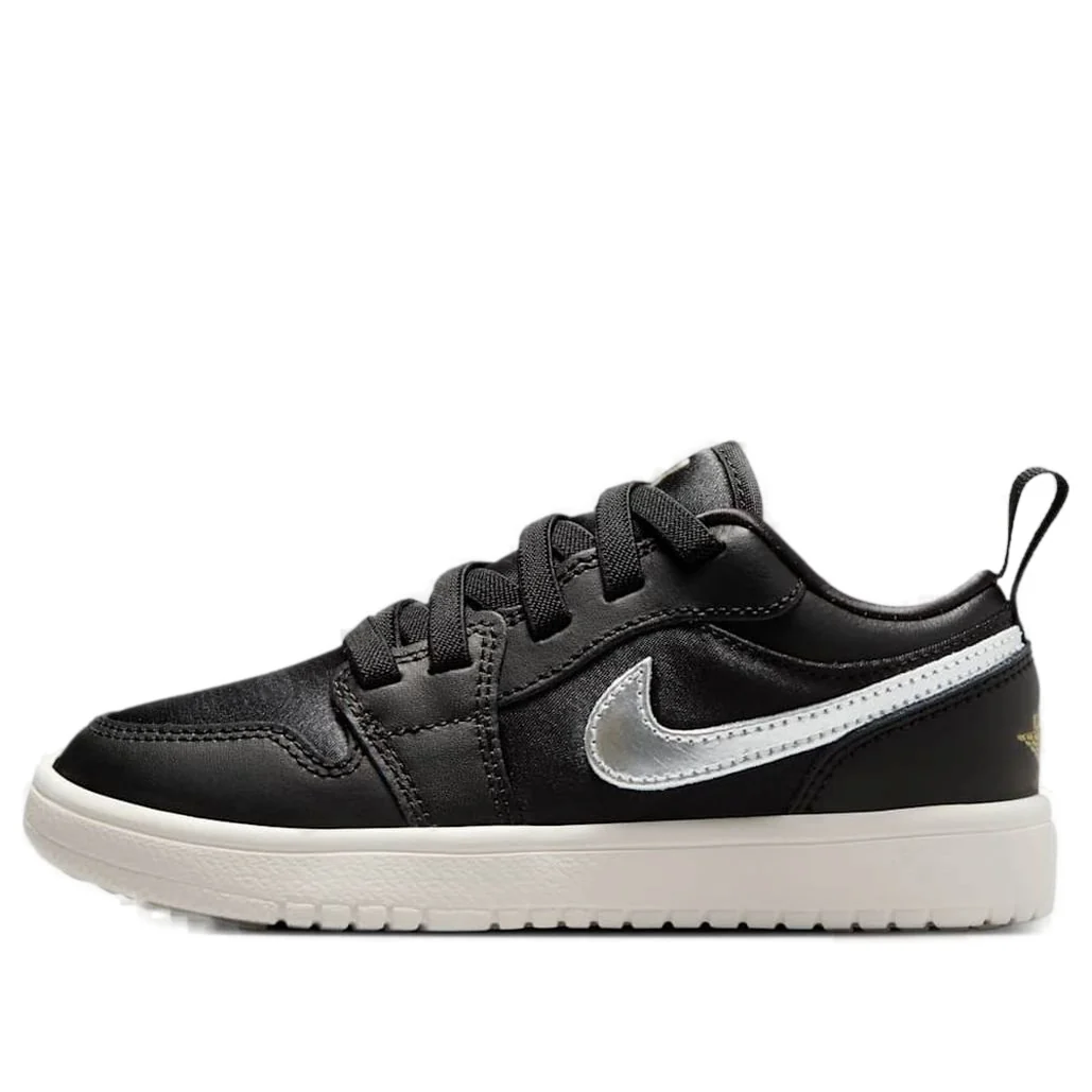 (PS) Air Jordan 1 Low ALT SE 'Black Silver Sail Gold' FZ3920-001