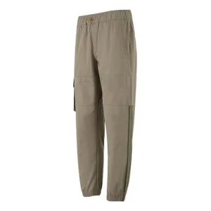 Men's adidas neo Sw Wvn Tp Side Pocket Casual Joggers/Pants/Trousers Olive Green H45172
