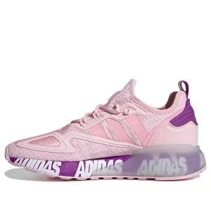 (WMNS) adidas ZX 2K Boost 'Bold Logo Graphic - Pink Ultra Purple' FX7058
